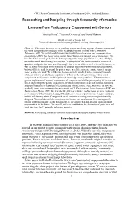 Designing Through Community Informatics.Docx