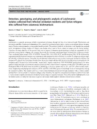 Detection, Genotyping, and Phylogenetic Analysis Of