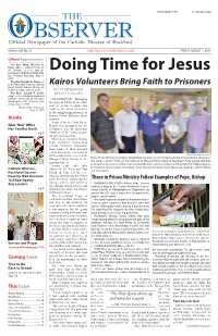 Doing Time for Jesus Permission of Bishop David Mal- Loy