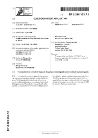 Formulation for Controlled Release of Drugs by Combining Hydrophilic And