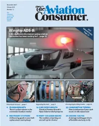 Wingtip ADS-B: Page 23 Is the Skybeacon the Money-Saving Solution the Market Has Been Waiting For?