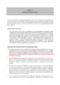 Chapter 4: HAZARD COMMUNICATION