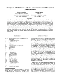 Investigation of Performance, Loads, and Vibrations of a Coaxial Helicopter in High Speed-Flight