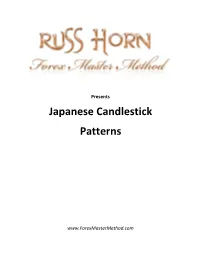 Japanese Candlestick Patterns