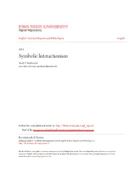 Symbolic Interactionism Mark V