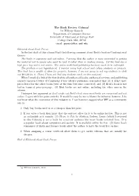 The Book Review Column1 by William Gasarch Department of Computer Science University of Maryland at College Park College Park, MD, 20742 Email: Gasarch@Cs.Umd.Edu