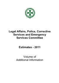 2011 Volume of Additional Information