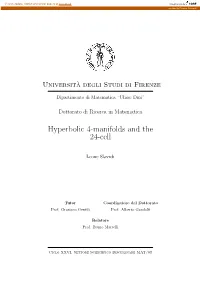 Hyperbolic 4-Manifolds and the 24-Cell