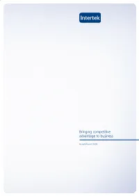Intertek Annual Report 2008