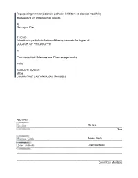 By Submitted in Partial Satisfaction of the Requirements for Degree of in In