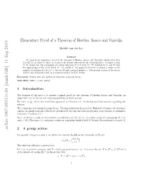 Elementary Proof of a Theorem of Hawkes, Isaacs And¨Ozaydin