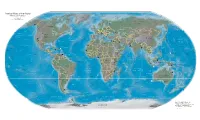 World Map with Ocean Features