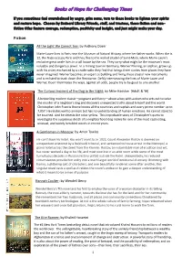Books of Hope for Challenging Times
