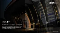 Bridging the Gap Between Construction and Successful Airport Operations Using Operational Readiness, Activation and Transition (ORAT) Services