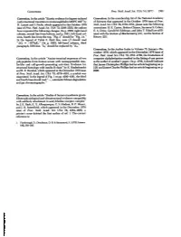 Conformational Transition in Immunoglobulin MOPC 460" by Correction. in Themembership List of the National Academy of Scien