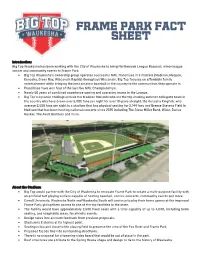 Frame Park Fact Sheet
