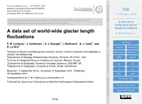 Glacier Length Records (E.G