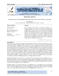 ISSN: 2320-5407 Int. J. Adv. Res. 6(4), 187-190