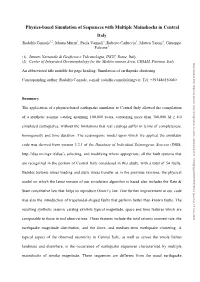 Physics-Based Simulation of Sequences with Multiple