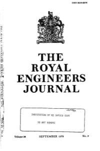 Royal Engineers Journal