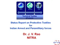 Emerging Opportunities in Protective Textiles in India