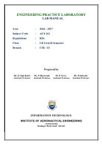 Engineering Practice Laboratory Lab Manual 2016-17 Front 3.Pdf