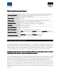 ERM Household Assessment Report