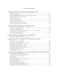 Table of Contents