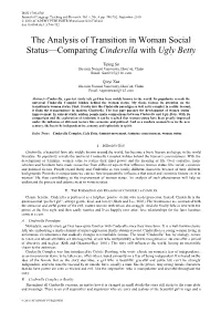 The Analysis of Transition in Woman Social Status—Comparing Cinderella with Ugly Betty