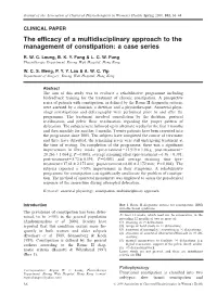 The Efficacy of a Multidisciplinary Approach to the Management of Constipation: a Case Series