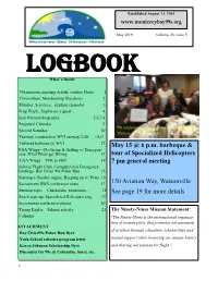 May 2019 Volume 23, Issue 5 Logbook What’S Inside