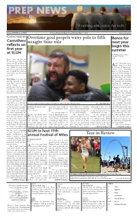 Year in Review Overtime Goal Propels Water Polo to Fifth Straight State Title
