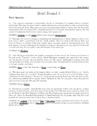 2018-2019 National History Bowl Round 3 – B Set Version