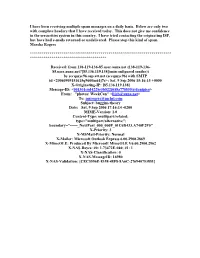 Comment Letter on File No. 4-519