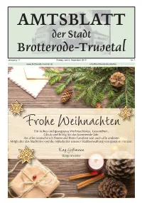 Amtsbaltt Brotterode-Trusetal Dezember 2019.Pdf