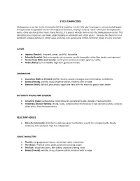Archetypes Stock Characters (PDF)
