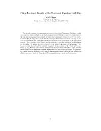 Chiral Luttinger Liquids at the Fractional Quantum Hall Edge