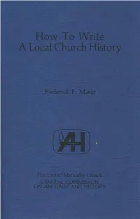 How to Write a Church History