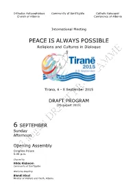 PEACE IS ALWAYS POSSIBLE Religions and Cultures in Dialogue