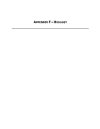 Appendix F – B Iology