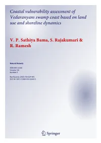 Coastal Vulnerability Assessment of Vedaranyam Swamp Coast Based on Land Use and Shoreline Dynamics V. P. Sathiya Bama, S. Ra