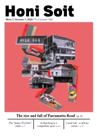 Honi Soit 2020, Semester 01, Week 03.Pdf