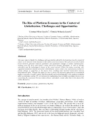 The Rise of Platform Economy in the Context of Globalization