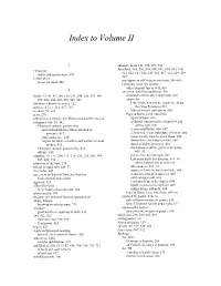 To Volume II