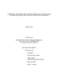 Computers, Composition and Context: Narratives of Pedagogy and Technology Outside the Computers and Writing Community