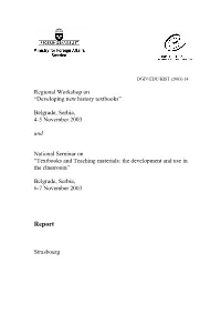 Textbooks and Teaching Materials: the Development and Use in the Classroom”