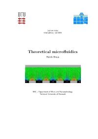 Theoretical Microfluidics