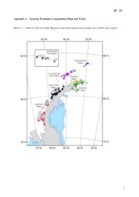 Antarctic Peninsula Compendium Maps and Tables Map