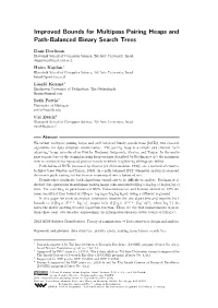 Improved Bounds for Multipass Pairing Heaps and Path-Balanced Binary Search Trees