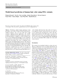 Model-Based Prediction of Human Hair Color Using DNA Variants
